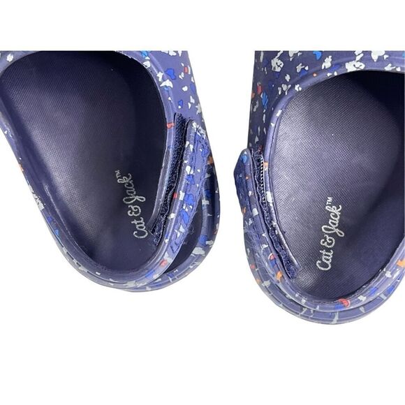 Cat & Jack Wynne Footbed Foam Sandal sz 9 Blue Dot Toddler - Picture 5 of 9